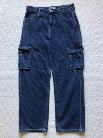 Bershka 데님 카고 팬츠 청바지 카고 데님 버쉬카