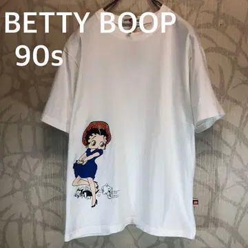 90s 베티 붑 Betty Boop 티셔츠 화이트 F