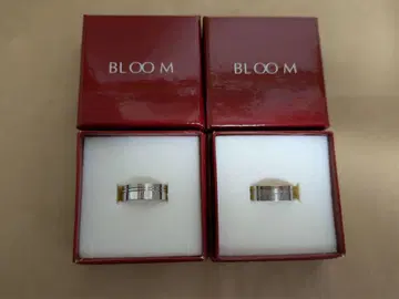 BLOOM M 스테인리스 반지 2개 세트
