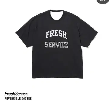 신상 FreshService 리버서블 S/S TEE 사이즈 L 블랙