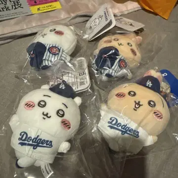 최저가 치이카와 (먼작귀) MLB 마스코트 봉제 인형 2종 세트
