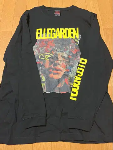 ELLEGARDEN LIVE 긴팔 T셔츠 블랙