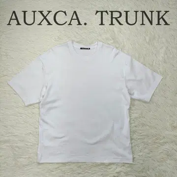고품질 AUXCA.TRUNK 오카 트렁크 반팔 티셔츠 남성용 S 화이트
