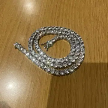 테니스 체인 목걸이 글리터