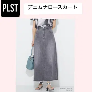 PLST 데님 내로우 스커트 S 사이즈