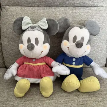미키마우스 미니 마우스 봉제 인형 세트 약 35cm