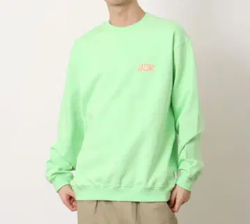 atmos 맨투맨 그린 아토모스 트레이닝복