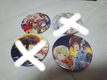 Summer Pockets 썸머 포켓츠 캔뱃지 4개 세트 썸포케