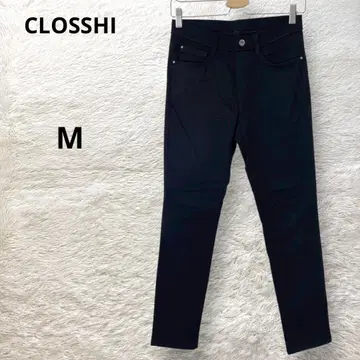 CLOSSHI Quick Beauty 팬츠 스트레이트 스트레치 블랙 M