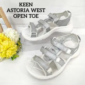 새상품급 KEEN 아스토리아 허리 오픈토 스포츠 샌들 24cm