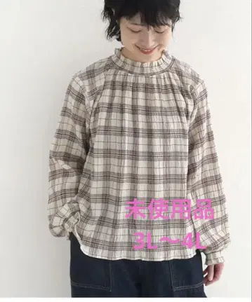 에코로코 양류 거즈 셔츠 3L~4L 미사용품
