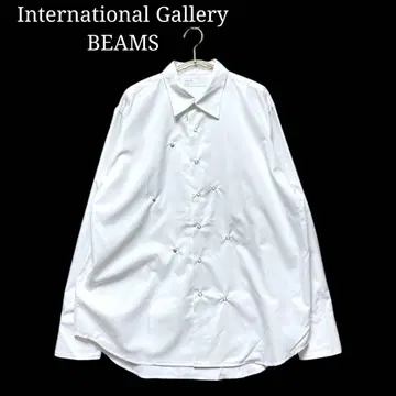 International Gallery BEAMS 랜덤 버튼 셔츠