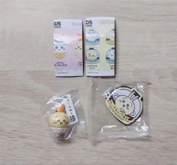 쿠라스시 치이카와 토끼 피규어 마그넷 클리어 파일 3세트