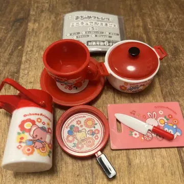 오차메 프렌즈 미니어처 소꿉놀이 가챠 전 5종 컴플리트