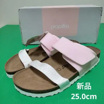 파피리오 샌들 미사용 25.0cm 핑크