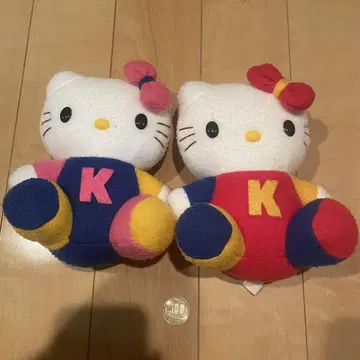헬로키티 봉제 인형 2종 세트