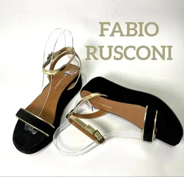 FABIO RUSCONI 파비오 루스코니 통굽 샌들 스트랩