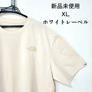 미사용 새상품 THE NORTH FACE 티셔츠 로고 화이트 라벨