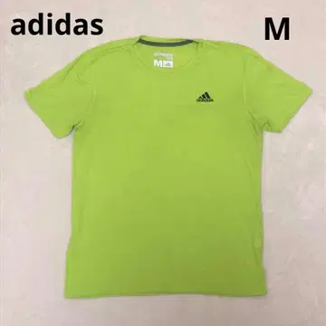 adidas (아디다스) 티셔츠 라임 그린 M 사이즈 여성용