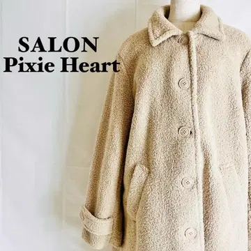 Pixie Heart 픽시 하트 베이지 자켓 무릎 기장 사이즈 LL