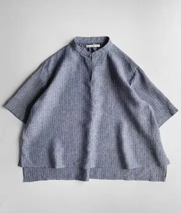 plaisir du sabbatum 린넨 와이드 풀오버 블라우스