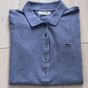 LACOSTE 라코스테 슬림 핏 폴로 셔츠 38 짙은 블루