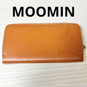 타카라지마샤 MOOMIN 무민 리틀 미이 천연 가죽 지갑 브라운