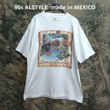 90s MEXICO ALSTYLE 알 스타일 애니멀 티셔츠