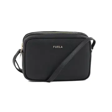 FURLA LILLI 크로스 바디 더블 지퍼 블랙