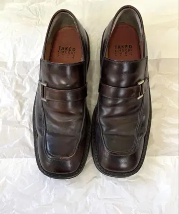 TAKEO KIKUCHI 천연 가죽 로퍼 26cm