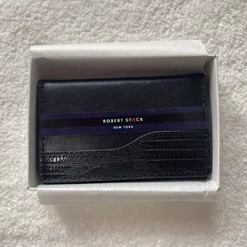 명함지갑 소가죽 ROBERT STOCK NEW YORK