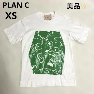 새상품급 PLAN C 플랜씨 보타니컬 프린트 티셔츠 XS