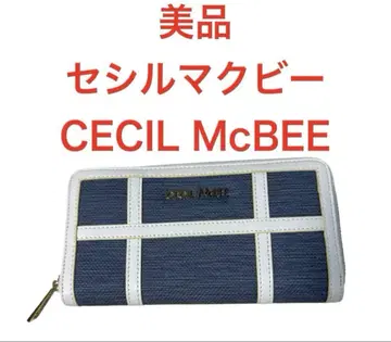 새상품급 CECIL McBEE 세실 맥비 라운드 지퍼 장지갑 지갑
