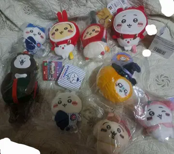 치이카와&하치와레&모몽가&토끼&말레이곰 마스코트 9종 묶음 판매