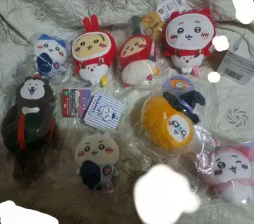 치이카와&하치와레&모몽가&토끼&말레이곰 마스코트 8종 묶음 판매