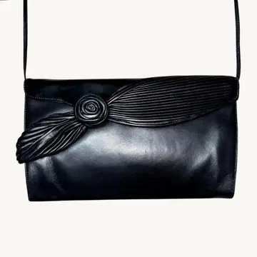 Made in Italy Flower design leather bag