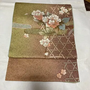 북 패턴의 후쿠로 오비