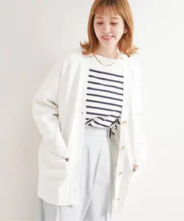 [ B.C STOCK ] 스무스 가디건 프리 화이트