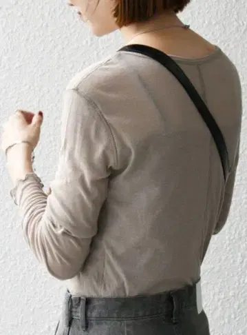 택 포함 새상품 SHIPS any 시어 롱 슬리브 크루넥 TEE