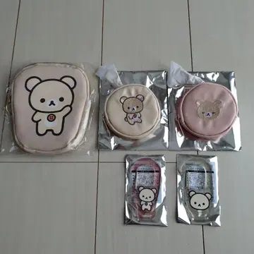 리락쿠마 코리락쿠마 코인 케이스 카라비너 파우치 복권 릴랙스 복권