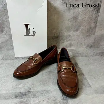 Luca Grossi 이탈리아제 로퍼 브라운 36 핸드메이드 RG90