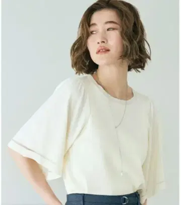 그로브 드라이 터치 플레어 소매 풀오버