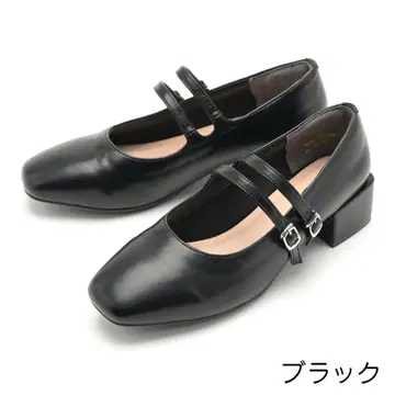la farfa SHOES 4cm 힐 스퀘어 2WAY 멜리 제인
