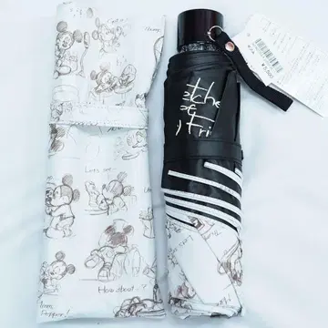 디즈니 스케치 양산 접이식 우산