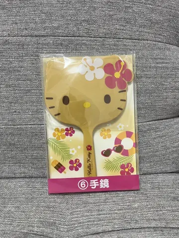 헬로키티 손거울 고양이 얼굴 모양 여름 디자인 일광화상 키티 제일복권