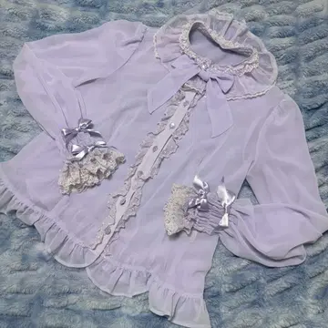 angelic pretty 쉬폰 리본 블라우스
