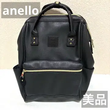 anello/아네로/럭색/블랙/백팩/합성 피혁