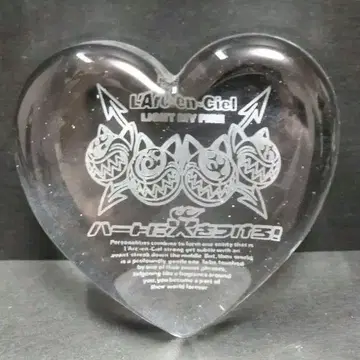 L'Arc~en~Ciel 하트형 페이퍼 웨이트
