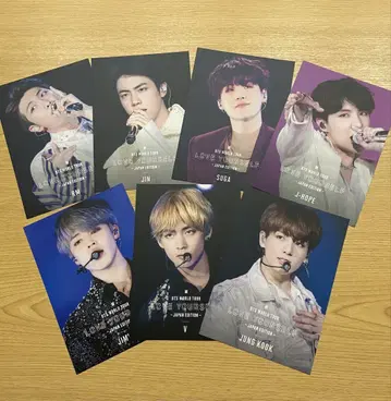 BTS LYS JAPAN EDITION 초회 한정판 2L 포토 카드