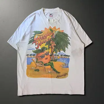90s 프룻 오브 더 룸 티셔츠 아메리칸 코믹스 디자인 싱글 스티치